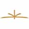 Ekena Millwork Davenport Timber Gable Bracket, Western Red Cedar, 108"W x 31 1/2"H x 4"D x 4"F, 7/12 Pitch GBW108X31X0404DAV00RWR - alternate 1